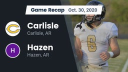 Recap: Carlisle  vs. Hazen  2020