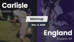 Matchup: Carlisle vs. England  2020