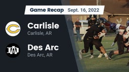 Recap: Carlisle  vs. Des Arc  2022