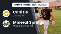 Recap: Carlisle  vs. Mineral Springs  2022