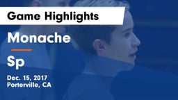 Monache  vs Sp Game Highlights - Dec. 15, 2017
