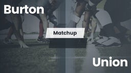 Matchup: Burton vs. Union  2016