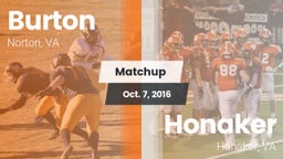 Matchup: Burton vs. Honaker  2016