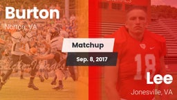 Matchup: Burton vs. Lee  2017