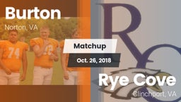 Matchup: Burton vs. Rye Cove  2018