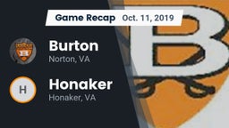 Recap: Burton  vs. Honaker  2019