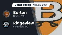 Recap: Burton  vs. Ridgeview  2021
