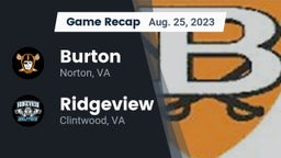 Recap: Burton  vs. Ridgeview  2023