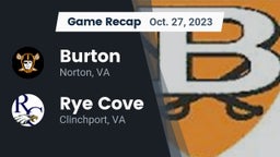 Recap: Burton  vs. Rye Cove  2023