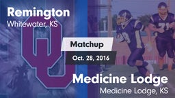 Matchup: Remington vs. Medicine Lodge  2016