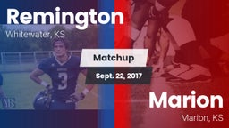 Matchup: Remington vs. Marion  2017