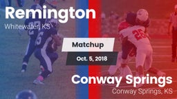 Matchup: Remington vs. Conway Springs  2018