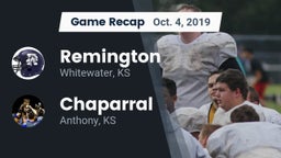 Recap: Remington  vs. Chaparral  2019