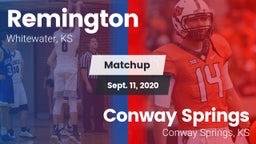 Matchup: Remington vs. Conway Springs  2020