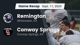 Recap: Remington  vs. Conway Springs  2020