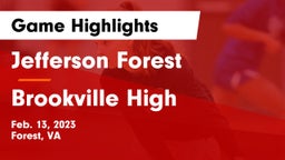 Jefferson Forest  vs Brookville High Game Highlights - Feb. 13, 2023