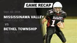 Recap: Mississinawa Valley  vs. Bethel Township  2016