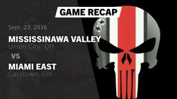 Recap: Mississinawa Valley  vs. Miami East  2016