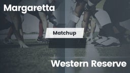 Matchup: Margaretta vs. Western Reserve  - Boys Varsity Football 2016