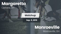 Matchup: Margaretta vs. Monroeville  2016