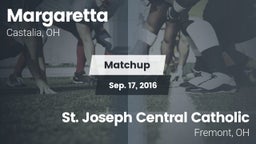 Matchup: Margaretta vs. St. Joseph Central Catholic  2016