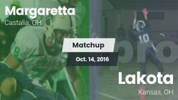 Matchup: Margaretta vs. Lakota 2016