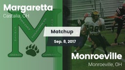 Matchup: Margaretta vs. Monroeville  2017