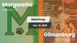 Matchup: Margaretta vs. Gibsonburg  2018