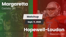 Matchup: Margaretta vs. Hopewell-Loudon  2020