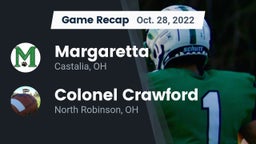 Recap: Margaretta  vs. Colonel Crawford  2022