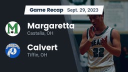 Recap: Margaretta  vs. Calvert  2023