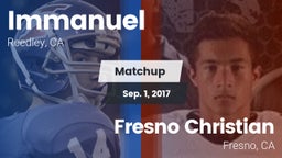 Matchup: Immanuel vs. Fresno Christian 2017