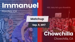 Matchup: Immanuel vs. Chowchilla  2017