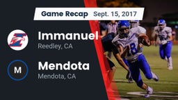 Recap: Immanuel  vs. Mendota  2017