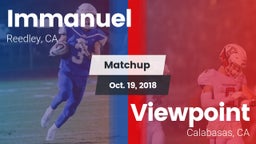 Matchup: Immanuel vs. Viewpoint  2018