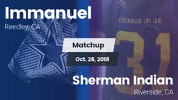 Matchup: Immanuel vs. Sherman Indian  2018