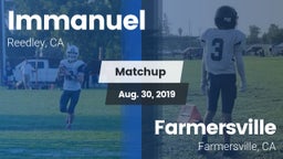 Matchup: Immanuel vs. Farmersville  2019