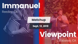 Matchup: Immanuel vs. Viewpoint  2019