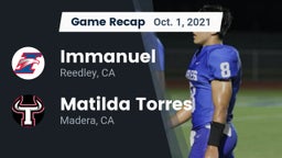 Recap: Immanuel  vs. Matilda Torres  2021