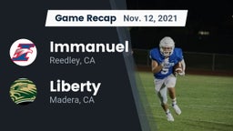 Recap: Immanuel  vs. Liberty  2021