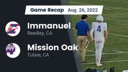 Recap: Immanuel  vs. Mission Oak  2022