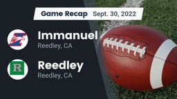 Recap: Immanuel  vs. Reedley  2022