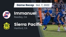 Recap: Immanuel  vs. Sierra Pacific  2022