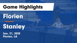 Florien  vs Stanley  Game Highlights - Jan. 21, 2020