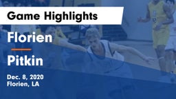 Florien  vs Pitkin  Game Highlights - Dec. 8, 2020