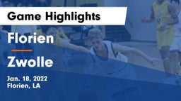 Florien  vs Zwolle  Game Highlights - Jan. 18, 2022