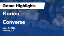 Florien  vs Converse Game Highlights - Jan. 7, 2023