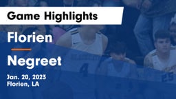 Florien  vs Negreet Game Highlights - Jan. 20, 2023