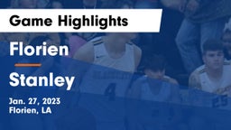 Florien  vs Stanley  Game Highlights - Jan. 27, 2023