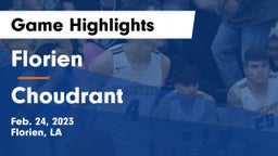 Florien  vs Choudrant  Game Highlights - Feb. 24, 2023